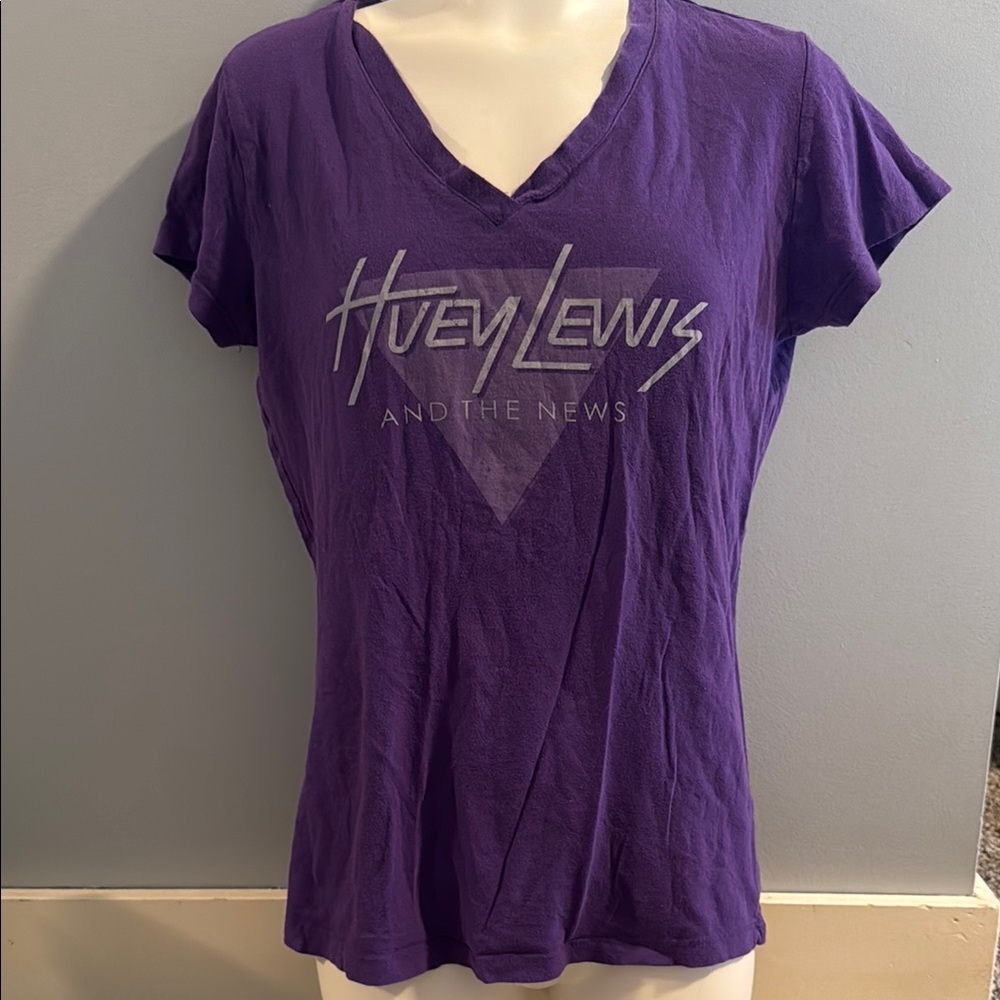 Huey Louis and the News Band Concert Tee Size L